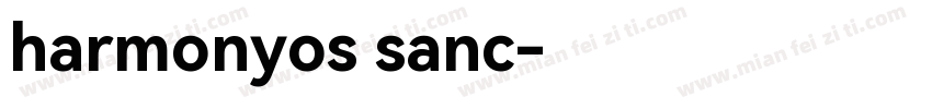 harmonyos sanc字体转换